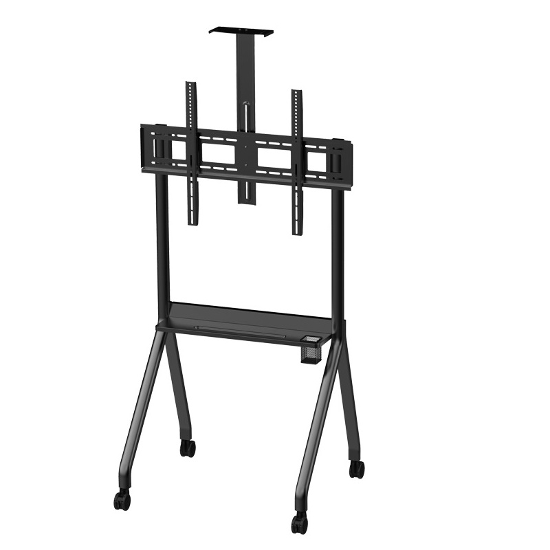 Mobile Stand For Interactive Whiteboards with Castors and Shelf